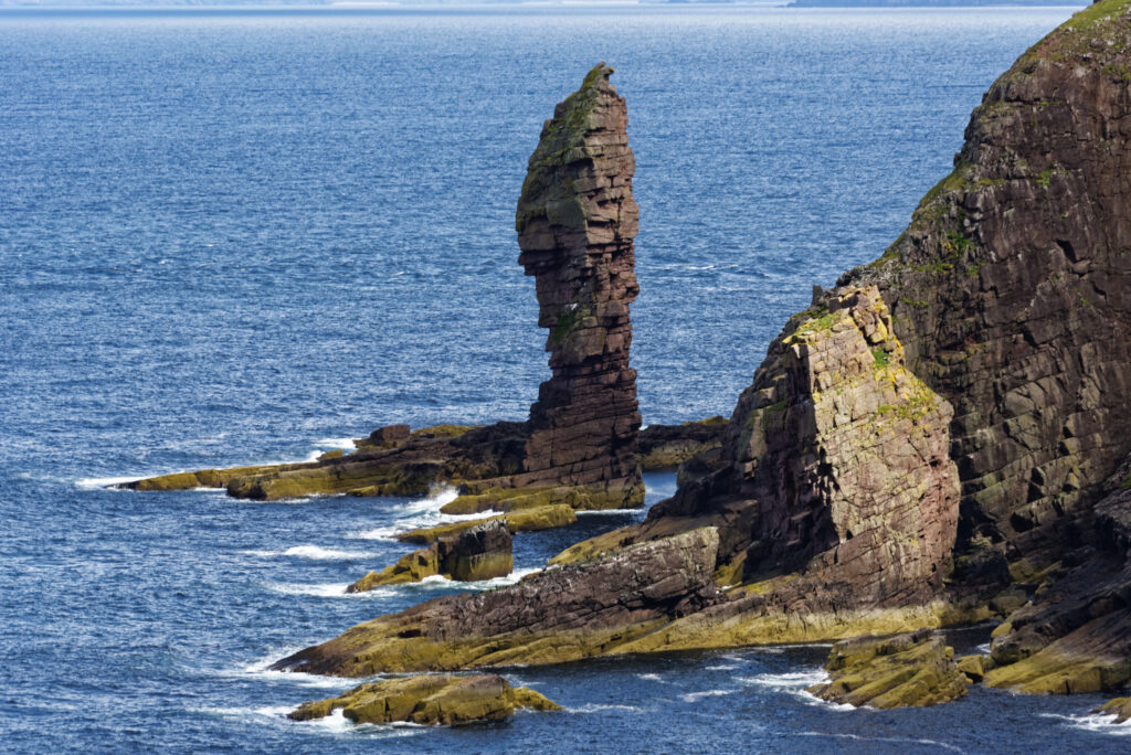 Old Man of Stoer is a 60 meters (200 ft) high sea stack in Sutherland
